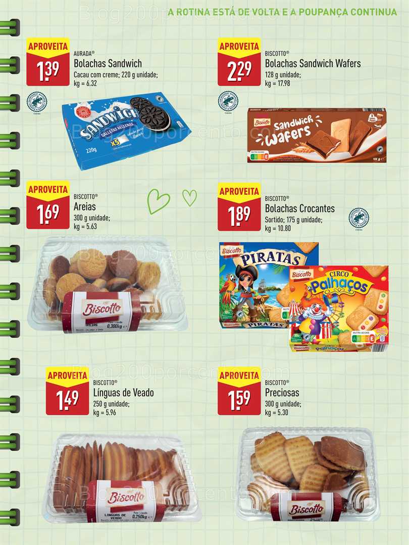 Antevisão Folheto ALDI Regresso às Aulas Promoções a partir de 12 setembro