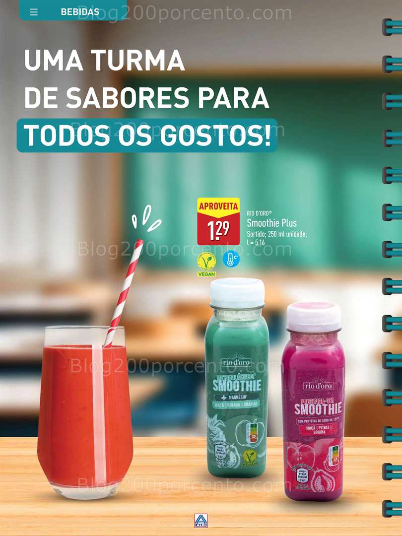 Antevisão Folheto ALDI Regresso às Aulas Promoções a partir de 12 setembro