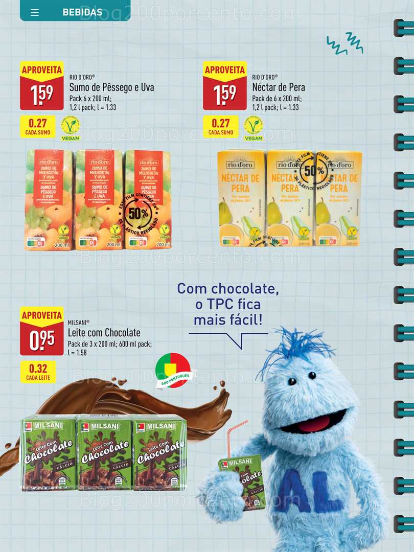 Antevisão Folheto ALDI Regresso às Aulas Promoções a partir de 12 setembro