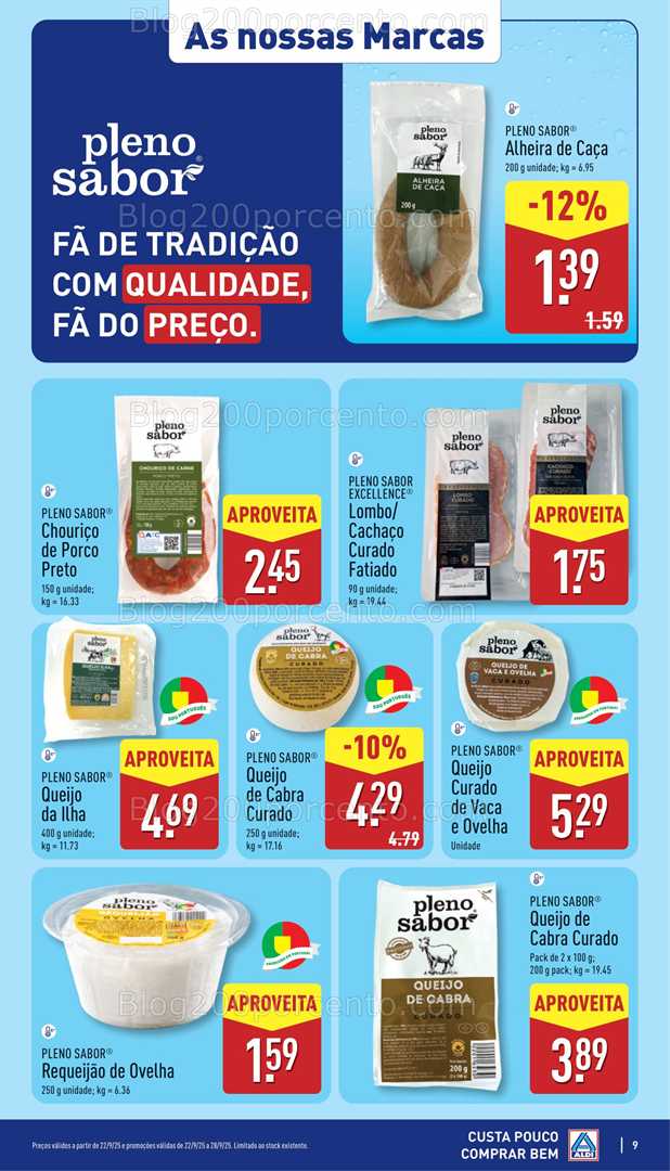 Antevisão Folheto ALDI Promoções de 22 a 28 setembro