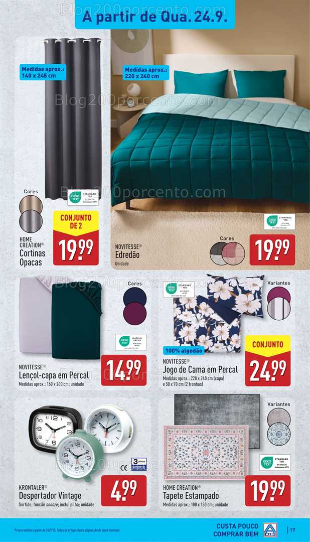 Antevisão Folheto ALDI Promoções de 22 a 28 setembro