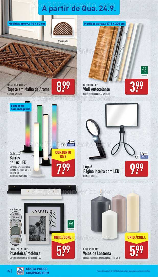 Antevisão Folheto ALDI Promoções de 22 a 28 setembro