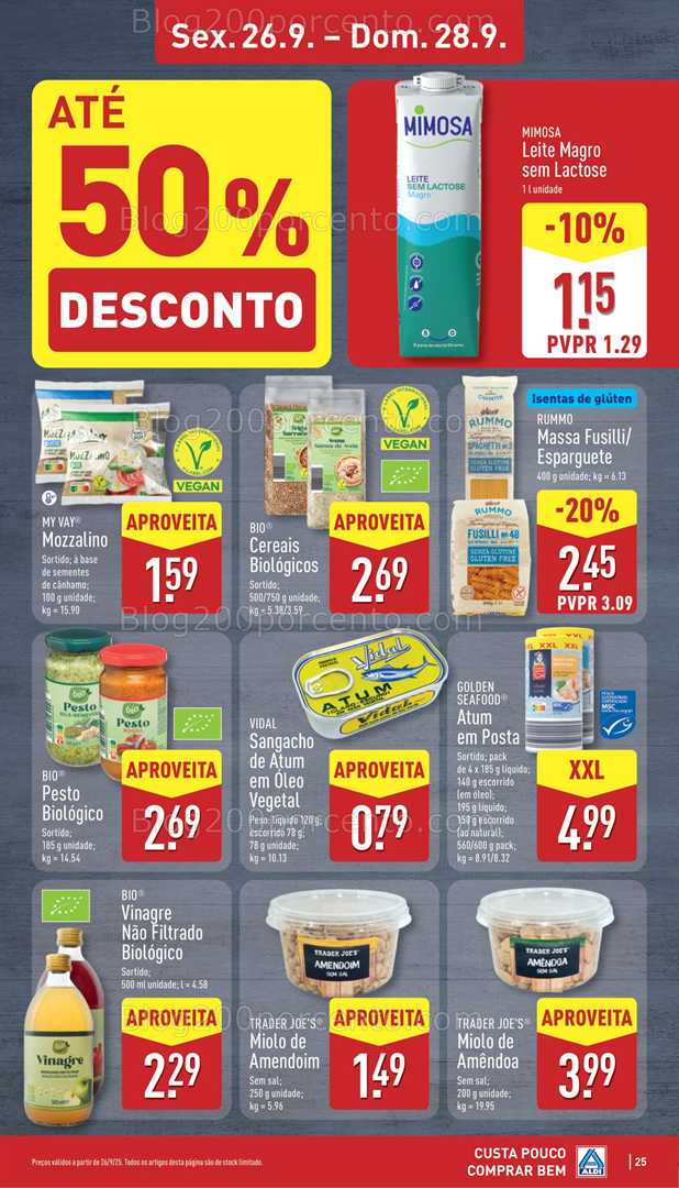 Antevisão Folheto ALDI Promoções de 22 a 28 setembro