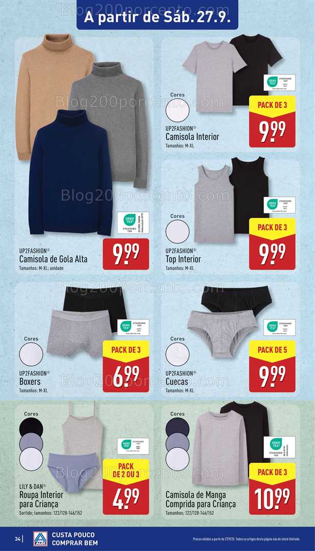 Antevisão Folheto ALDI Promoções de 22 a 28 setembro