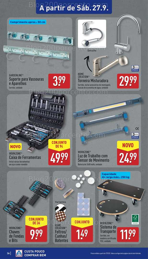 Antevisão Folheto ALDI Promoções de 22 a 28 setembro