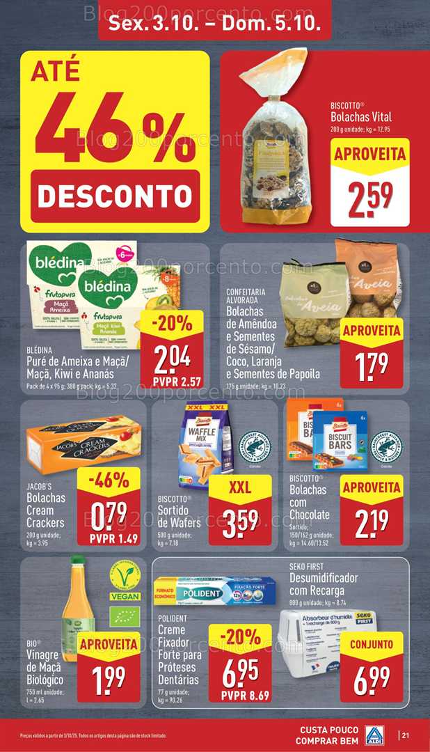 Antevisão Folheto ALDI Promoções de 29 setembro a 5 outubro