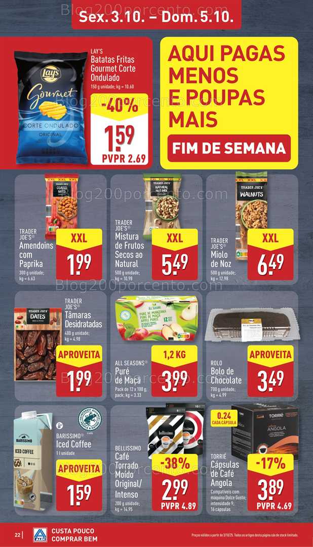 Antevisão Folheto ALDI Promoções de 29 setembro a 5 outubro