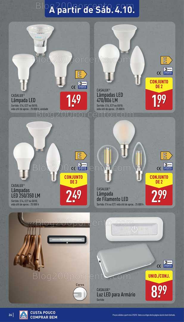 Antevisão Folheto ALDI Promoções de 29 setembro a 5 outubro