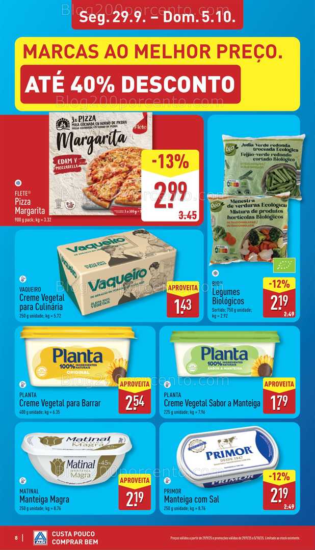 Antevisão Folheto ALDI Promoções de 29 setembro a 5 outubro