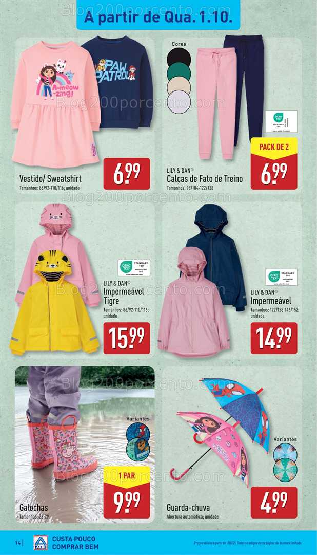 Antevisão Folheto ALDI Bazar Promoções de 1 a 5 outubro
