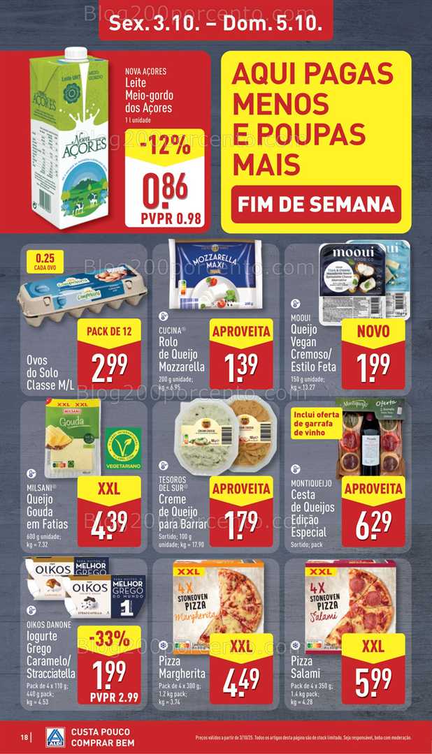 Antevisão Folheto ALDI Bazar Promoções de 1 a 5 outubro