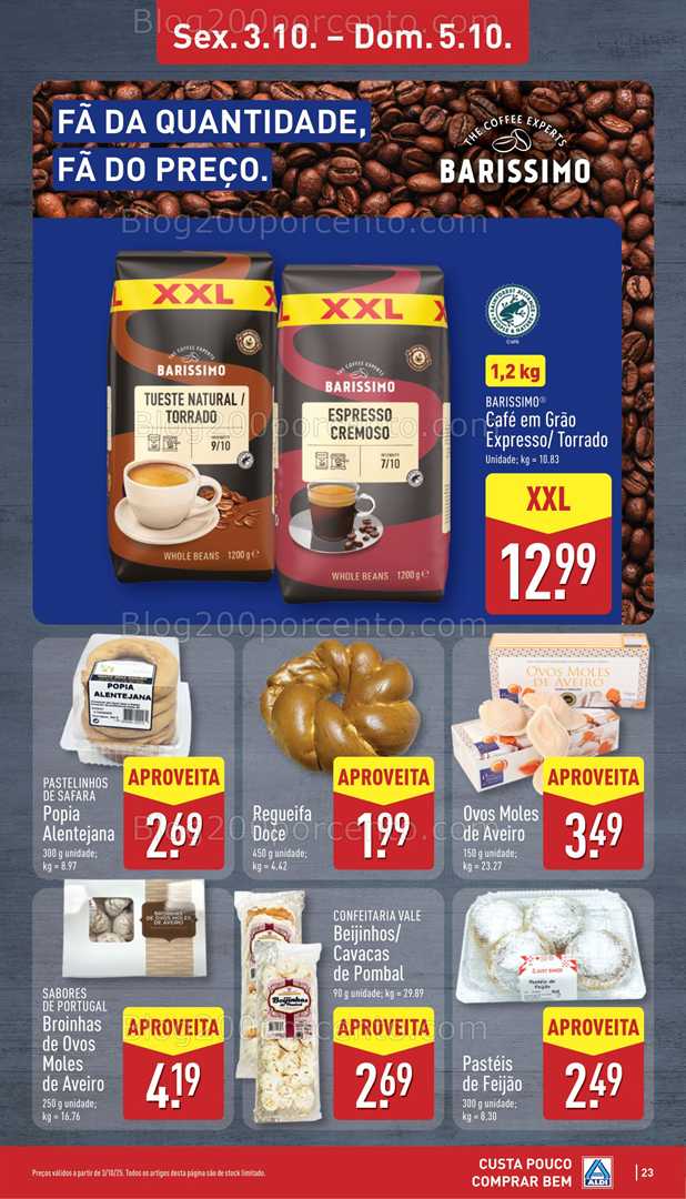 Antevisão Folheto ALDI Bazar Promoções de 1 a 5 outubro