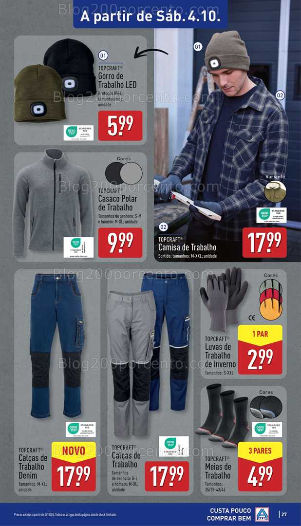 Antevisão Folheto ALDI Bazar Promoções de 1 a 5 outubro