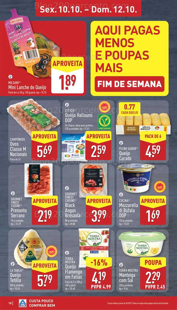 Antevisão Folheto ALDI Promoções de 6 a 12 outubro - Edição Digital