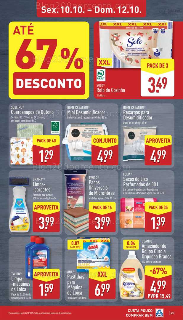 Antevisão Folheto ALDI Promoções de 6 a 12 outubro - Edição Digital