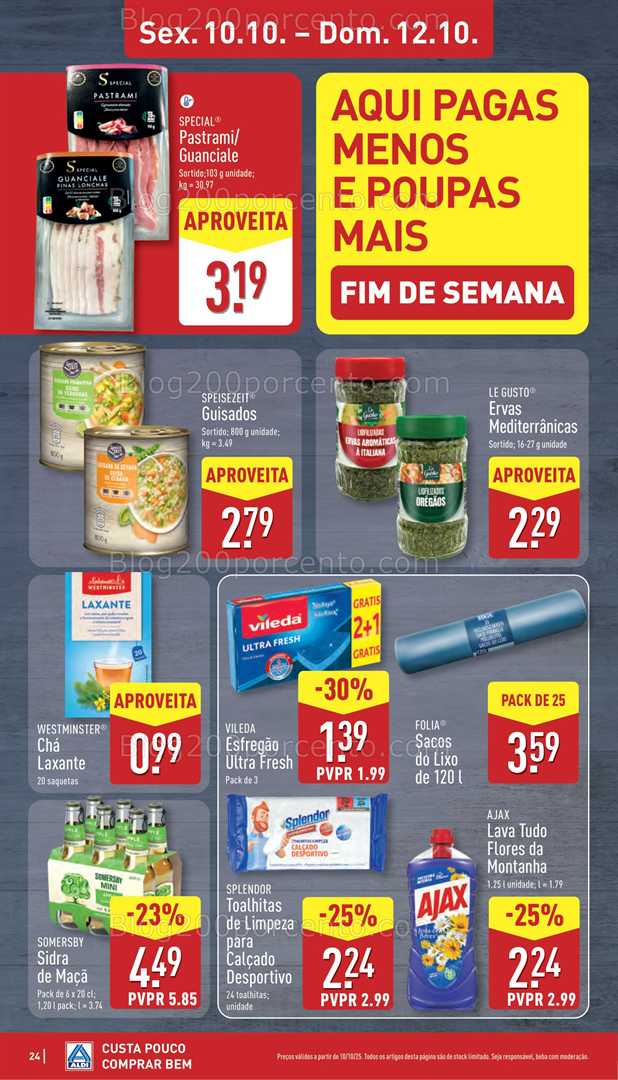 Antevisão Folheto ALDI Promoções de 6 a 12 outubro - Edição Digital