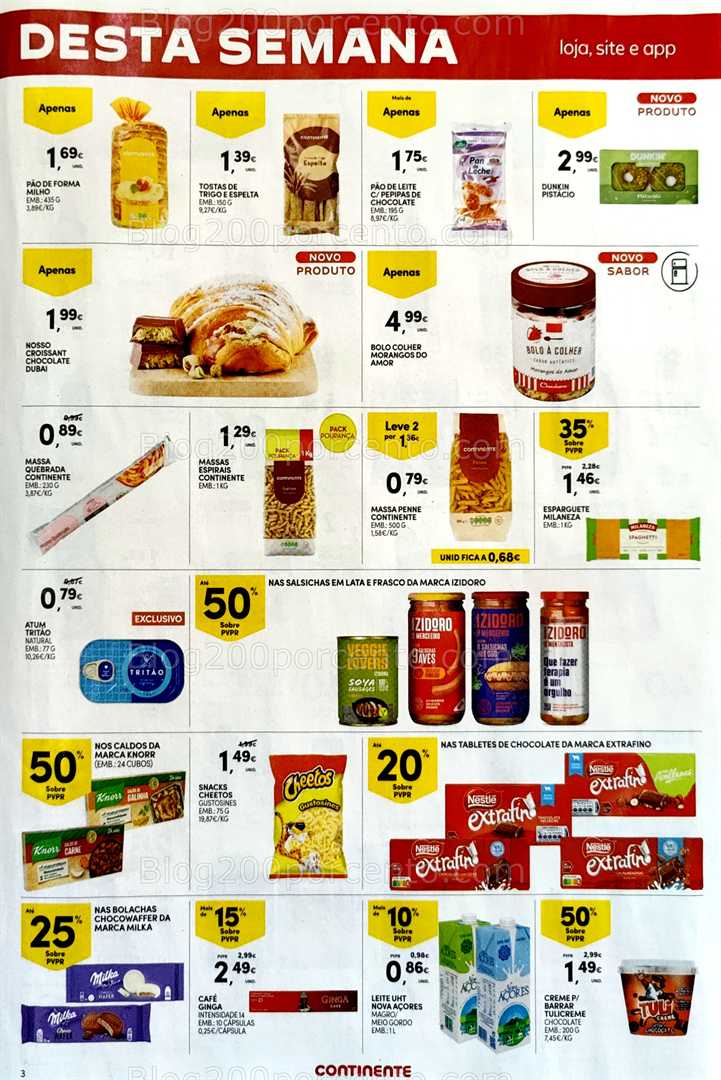 Antevisão Folheto CONTINENTE Promoções Fim de Semana - 19 a 22 setembro