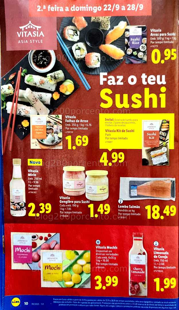 Antevisão Folheto LIDL Promoções de 22 a 28 setembro