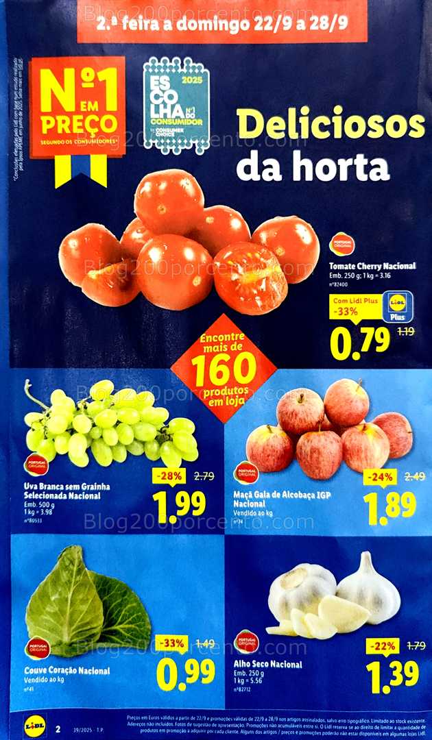 Antevisão Folheto LIDL Promoções de 22 a 28 setembro