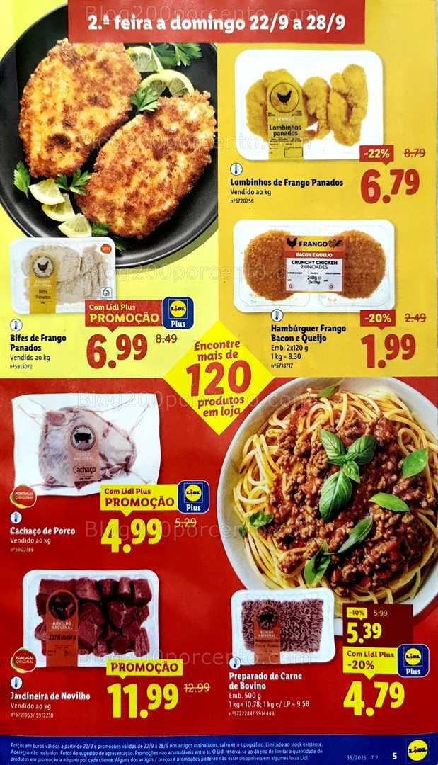 Antevisão Folheto LIDL Promoções de 22 a 28 setembro