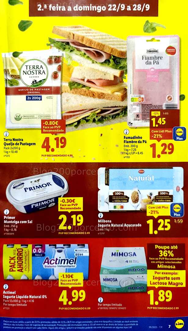 Antevisão Folheto LIDL Promoções de 22 a 28 setembro