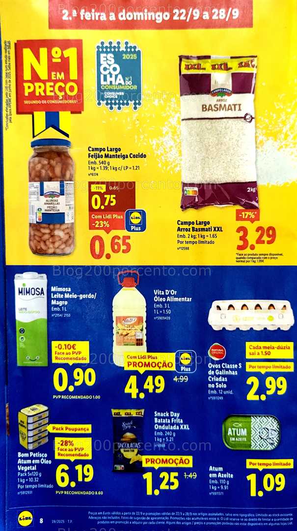 Antevisão Folheto LIDL Promoções de 22 a 28 setembro