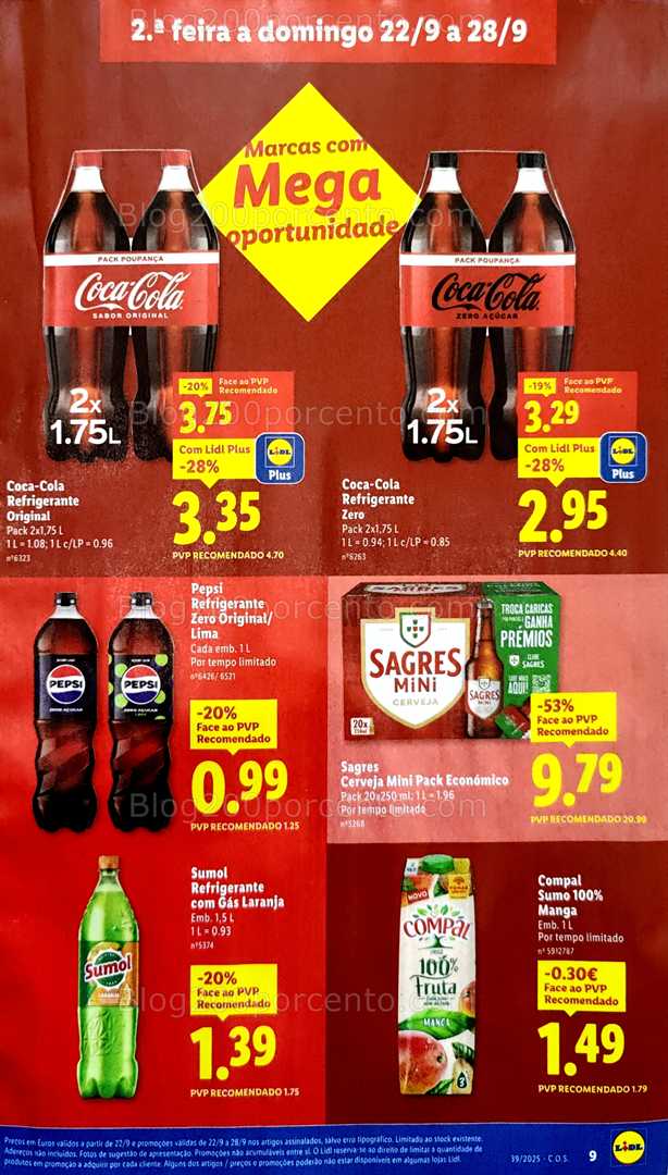 Antevisão Folheto LIDL Promoções de 22 a 28 setembro