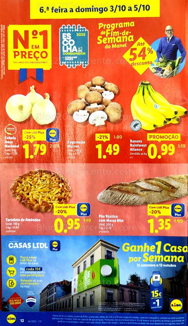 Antevisão Folheto LIDL Promoções de 29 setembro a 5 outubro