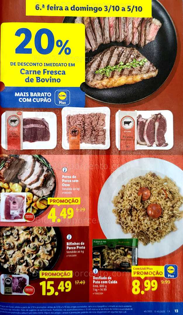 Antevisão Folheto LIDL Promoções de 29 setembro a 5 outubro