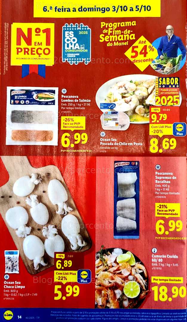 Antevisão Folheto LIDL Promoções de 29 setembro a 5 outubro
