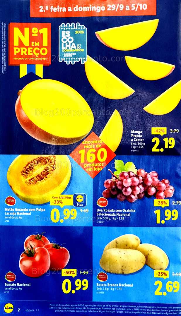 Antevisão Folheto LIDL Promoções de 29 setembro a 5 outubro