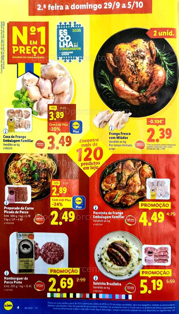 Antevisão Folheto LIDL Promoções de 29 setembro a 5 outubro
