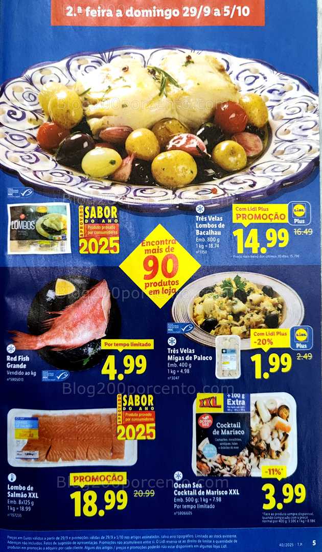 Antevisão Folheto LIDL Promoções de 29 setembro a 5 outubro