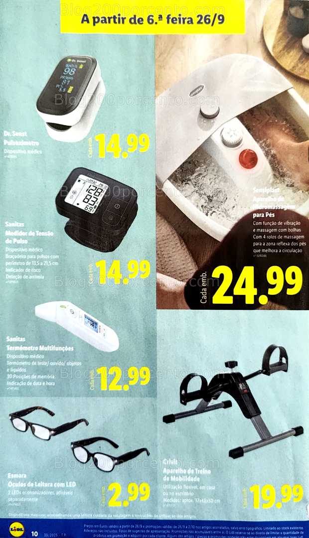 Antevisão Folheto LIDL Bazar Promoções de 26 setembro a 2 outubro