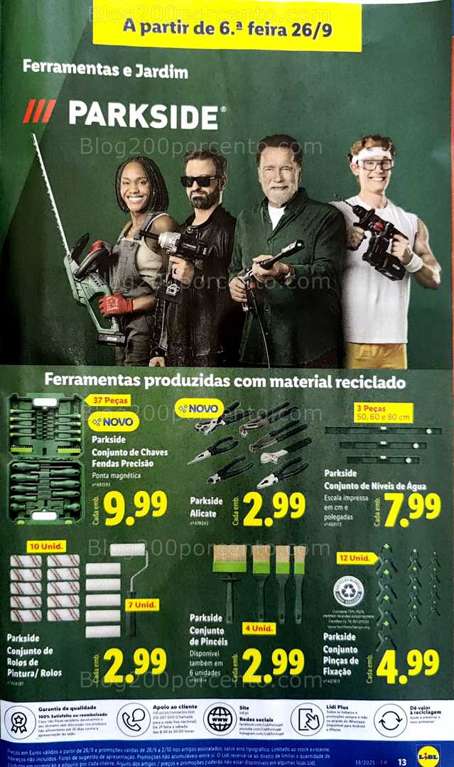 Antevisão Folheto LIDL Bazar Promoções de 26 setembro a 2 outubro