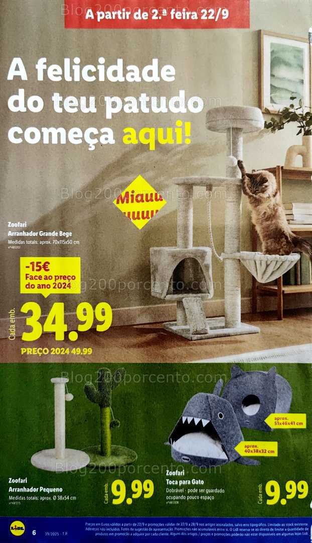 Antevisão Folheto LIDL Bazar Promoções de 22 setembro a 2 outubro