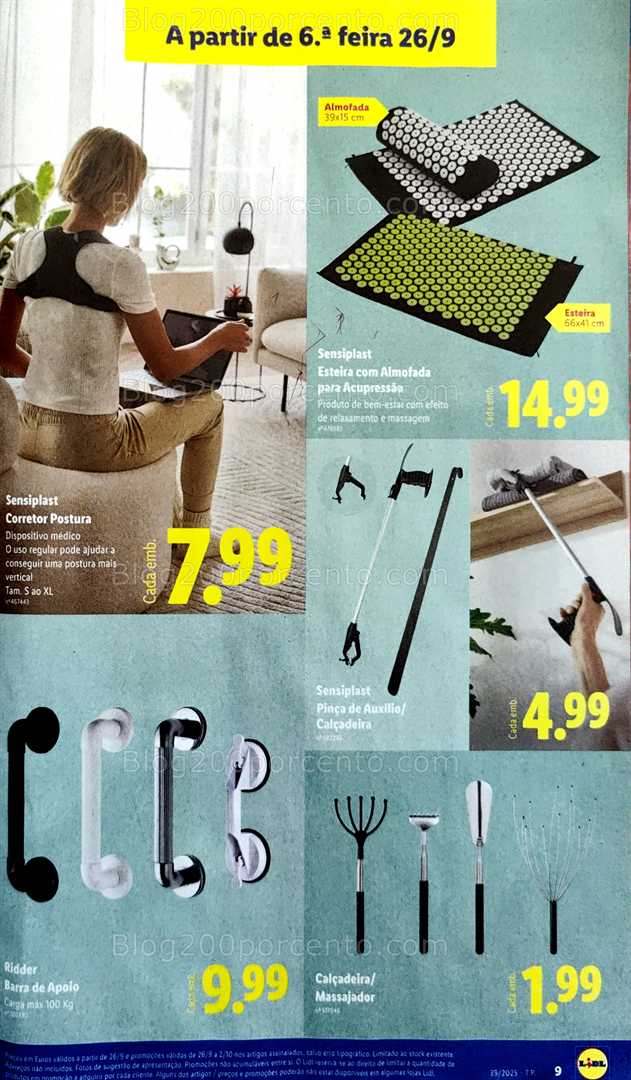 Antevisão Folheto LIDL Bazar Promoções de 26 setembro a 2 outubro