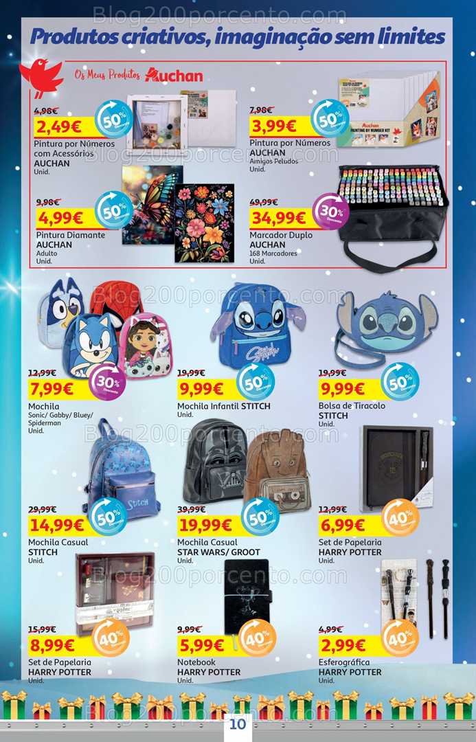 Antevisão Folheto AUCHAN Natal + Promoções de 2 a 15 outubro