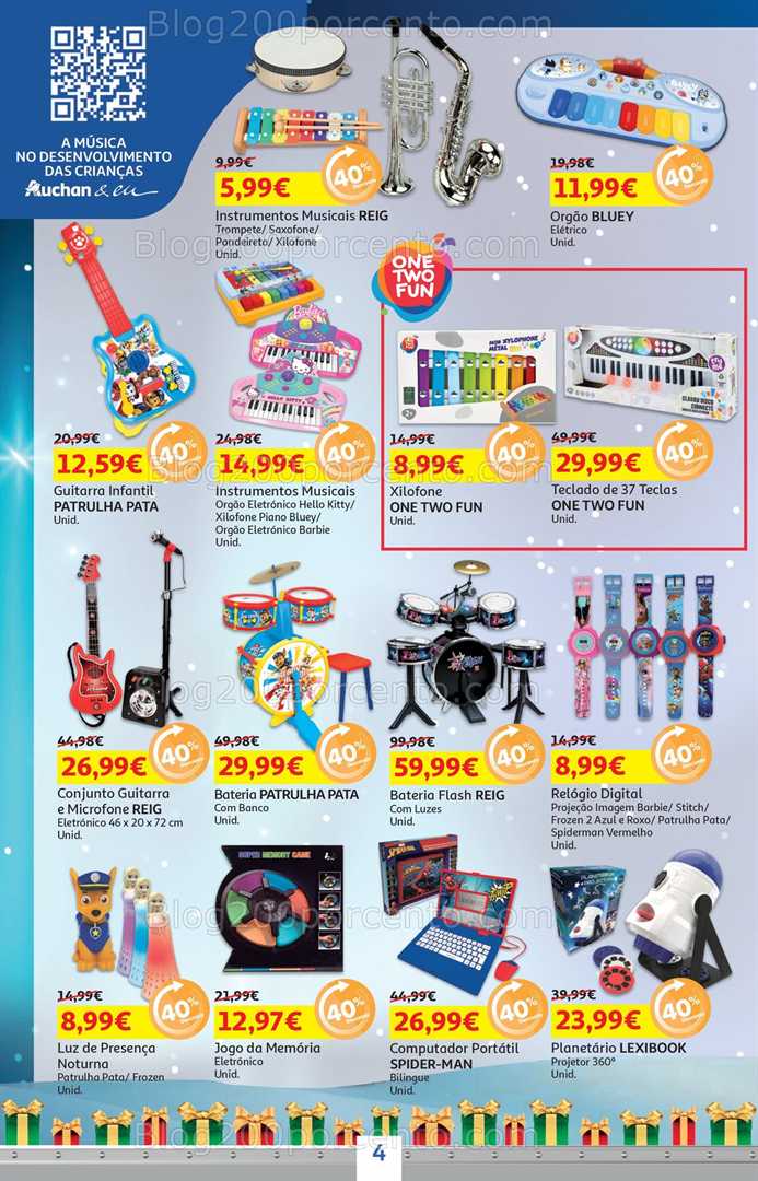 Antevisão Folheto AUCHAN Natal + Promoções de 2 a 15 outubro