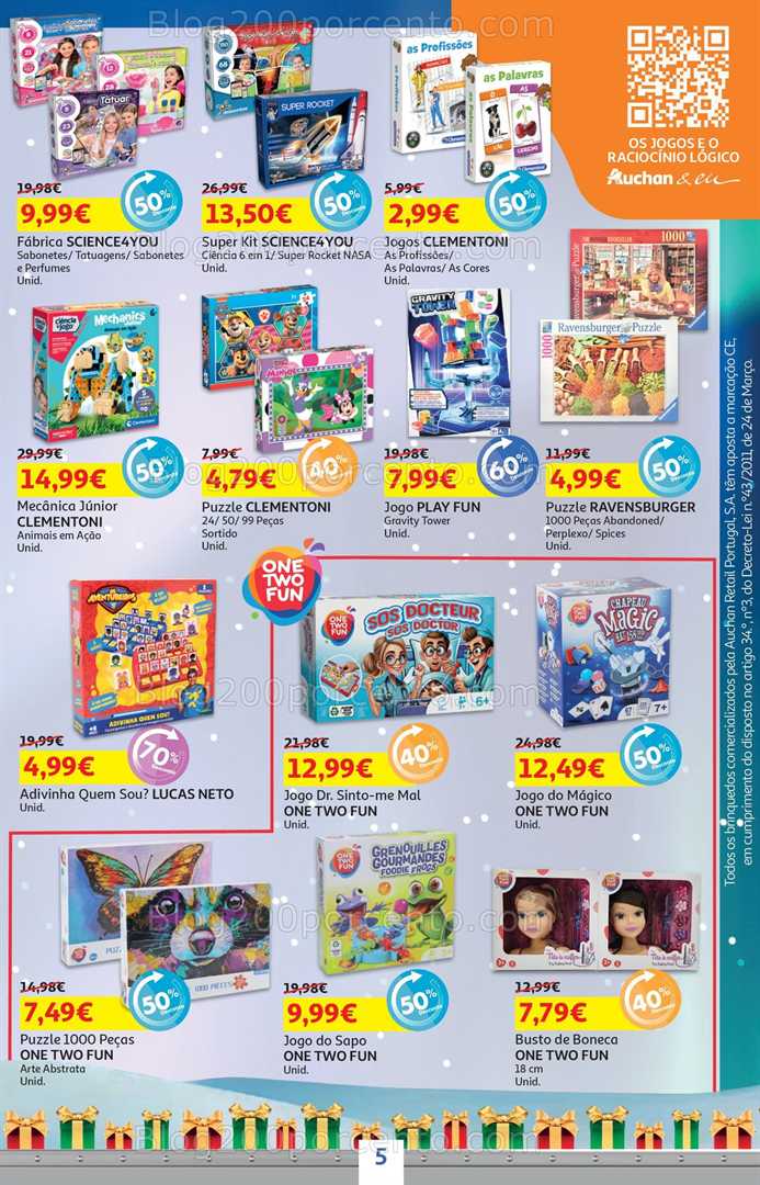 Antevisão Folheto AUCHAN Natal + Promoções de 2 a 15 outubro