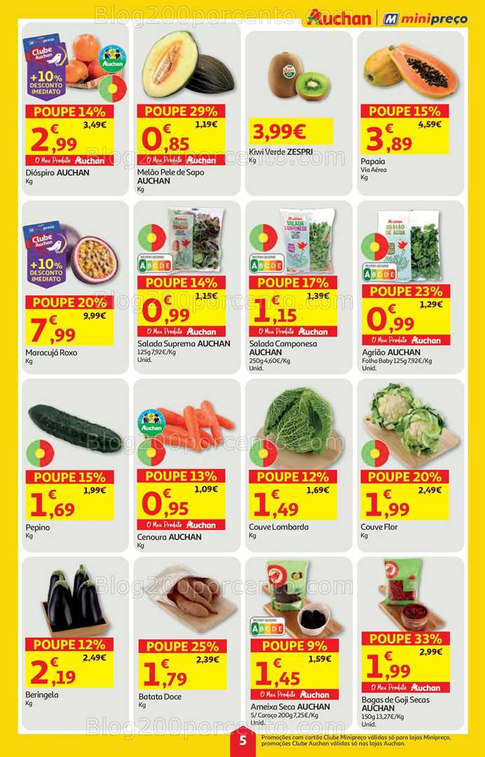 Antevisão Folheto MINIPREÇO - AUCHAN Promoções de 2 a 8 outubro