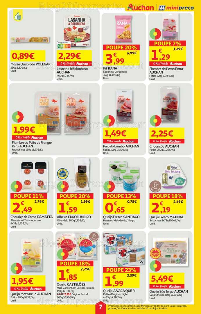 Antevisão Folheto MINIPREÇO - AUCHAN Promoções de 2 a 8 outubro