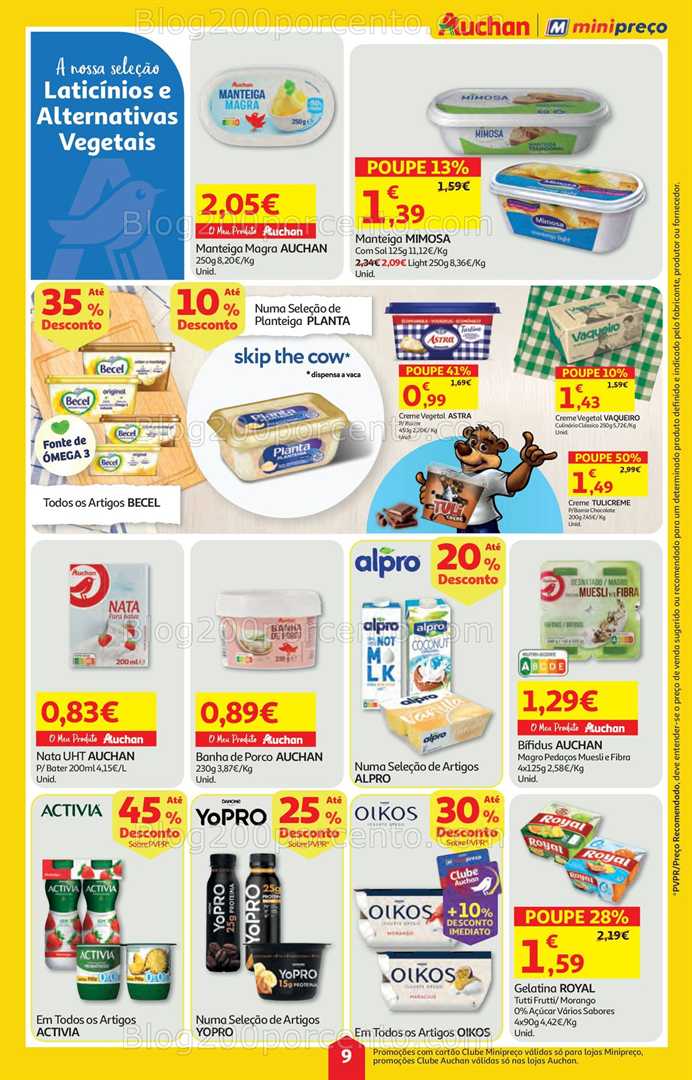 Antevisão Folheto MINIPREÇO - AUCHAN Promoções de 2 a 8 outubro
