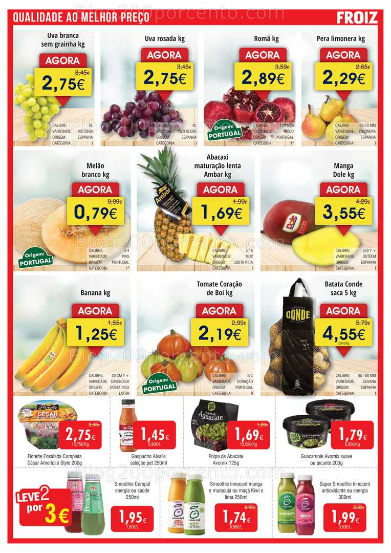 Antevisão Folheto FROIZ Promoções de 17 setembro a 1 outubro