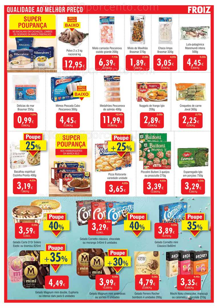 Antevisão Folheto FROIZ Promoções de 17 setembro a 1 outubro