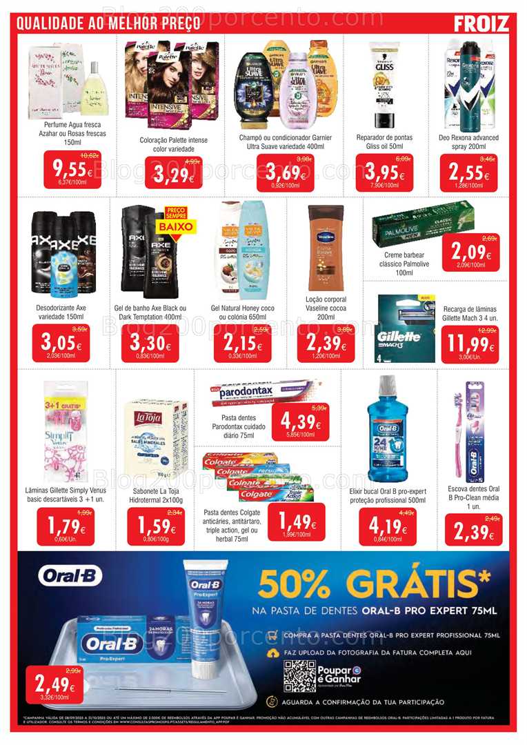 Antevisão Folheto FROIZ Promoções de 17 setembro a 1 outubro