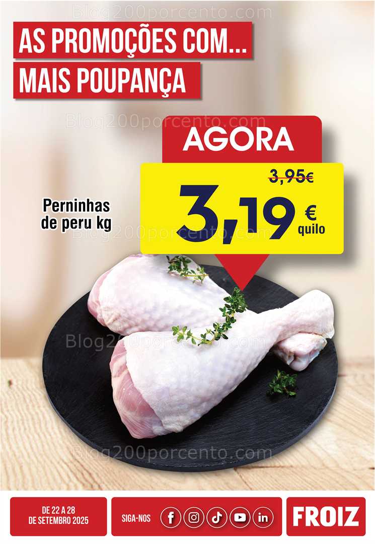 Antevisão Folheto FROIZ Promoções de 22 a 28 setembro