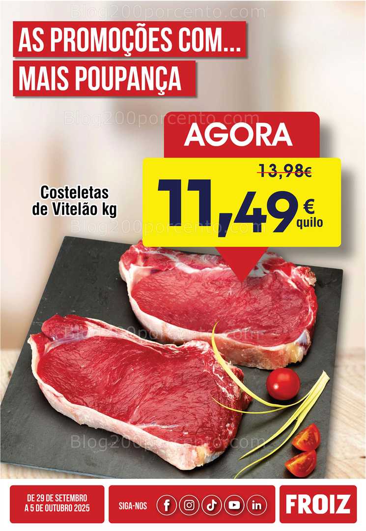 Antevisão Folheto FROIZ Promoções de 29 setembro a 5 outubro