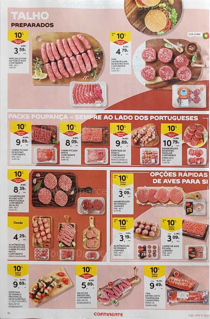 Antevisão Folheto CONTINENTE Promoções de 16 a 22 setembro