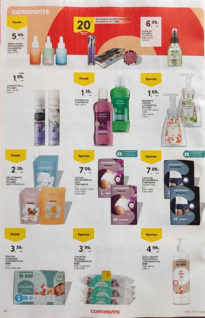 Antevisão Folheto CONTINENTE Promoções de 16 a 28 setembro